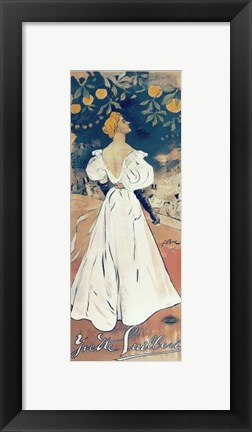 Framed Yvette Guilbert Print