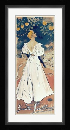 Framed Yvette Guilbert Print