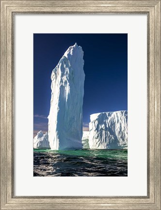 Framed Ice Monolith, Antarctica Print