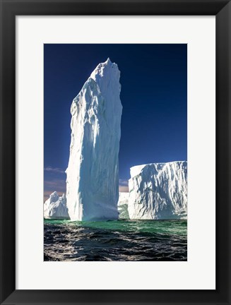 Framed Ice Monolith, Antarctica Print