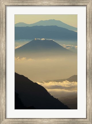 Framed Indonesia, East Java, Mount Bromo Volcano at Sunrise Print