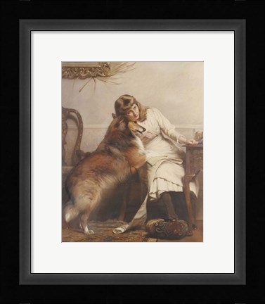 Framed Sweethearts Print