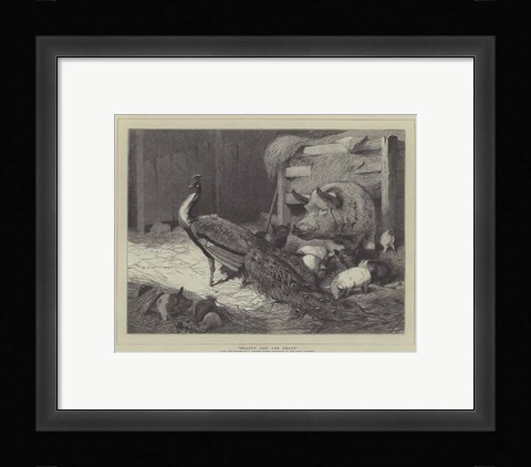 Framed Beauty and the Beast Print