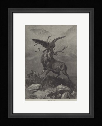 Framed Royal Duel Print