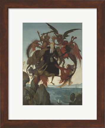 Framed Torment of Saint Anthony Print