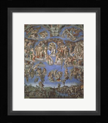 Framed Last Judgement Print