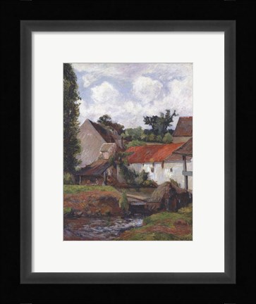 Framed Farm at Osny Print
