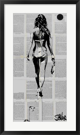 Framed Beachcomber Print