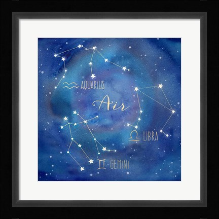 Framed Star Sign Air Print