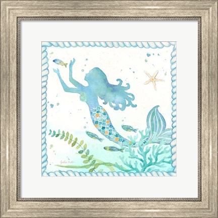 Framed Mermaid Dreams IV Print