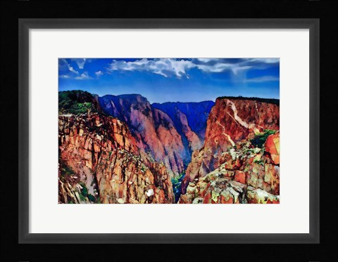 Framed Black Canyon Print