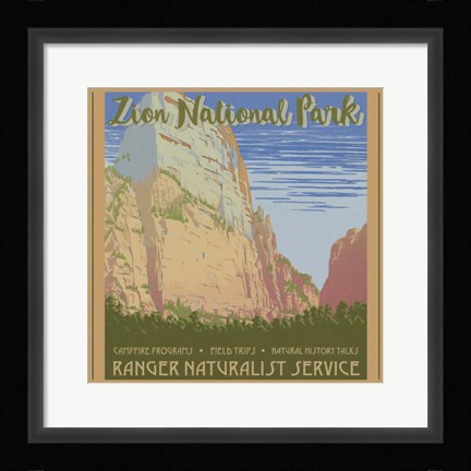 Framed Zion National Park Print