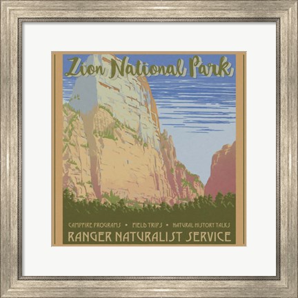 Framed Zion National Park Print