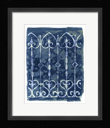 Framed Wrought Iron Cyanotype IV Print