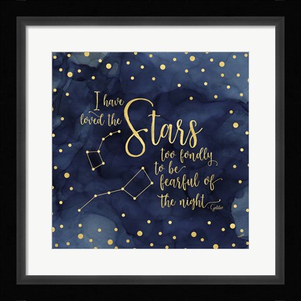 Framed Oh My Stars IV Stars Print