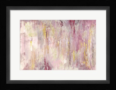 Framed Blush Gold Landscape Print