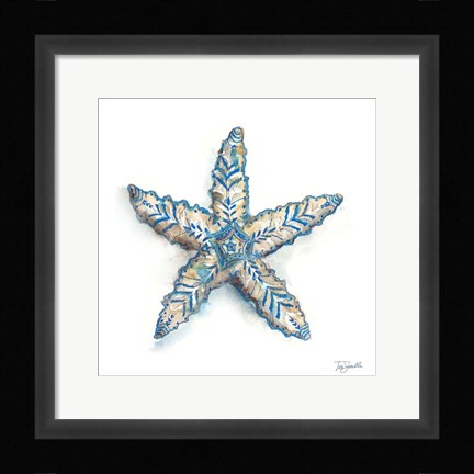 Framed Bohemian Shells III Print