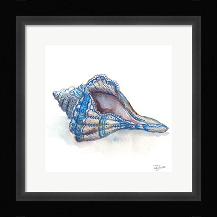 Framed Bohemian Shells V Print