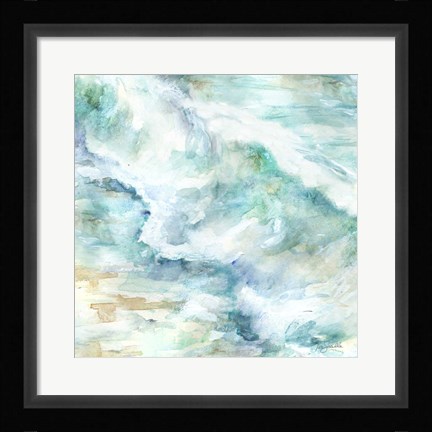 Framed Ocean Waves I Print