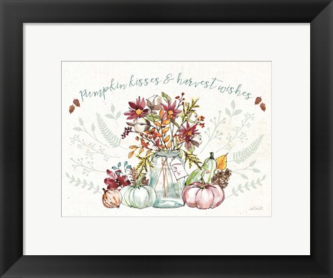 Framed Festive Foliage I v2 Print
