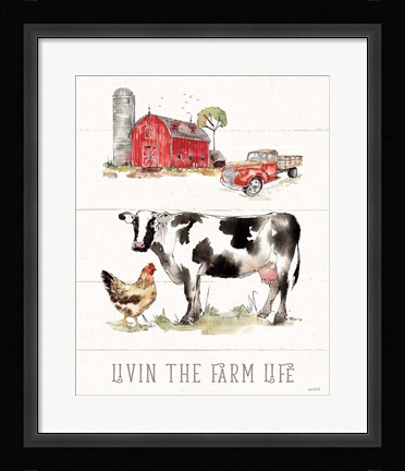 Framed Country Life III Print