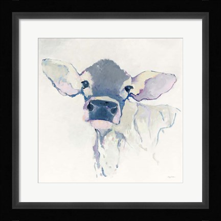 Framed Bessie Neutral Print