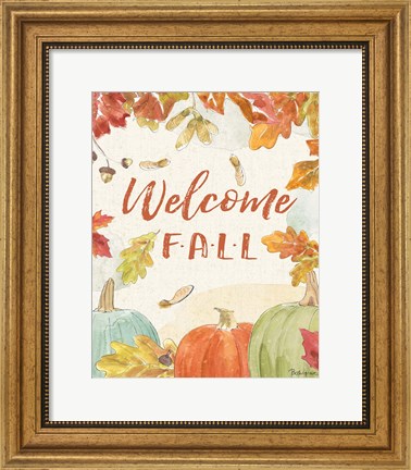 Framed Falling for Fall VI Print