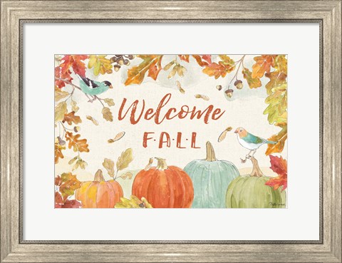 Framed Falling for Fall I Print