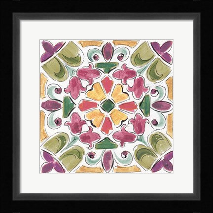 Framed Wine Country IX Print