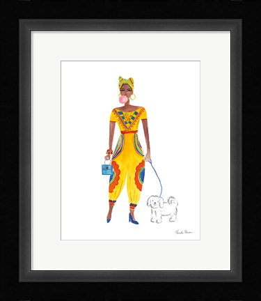 Framed International Girls I Print