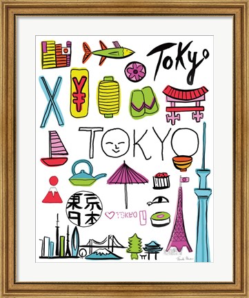 Framed Travel Tokyo Print