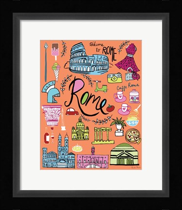 Framed Travel Rome Print