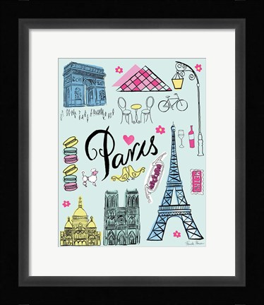 Framed Travel Paris Print