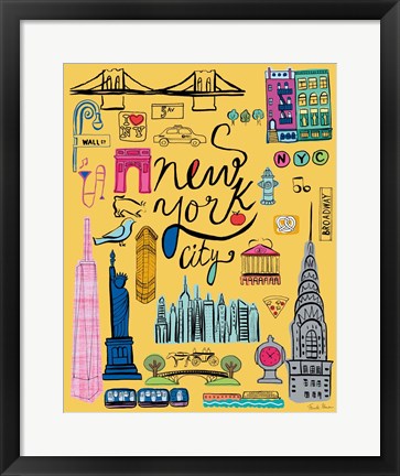 Framed Travel NYC Print