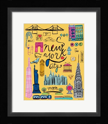 Framed Travel NYC Print