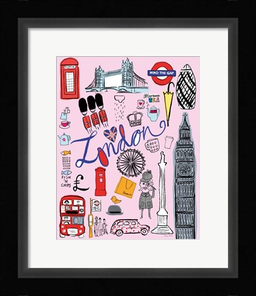 Framed Travel London Print
