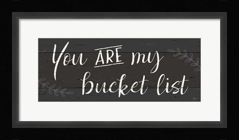 Framed Simple Signs III Black Print