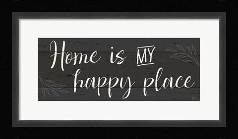 Framed Simple Signs II Black Print