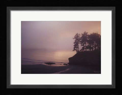 Framed Crescent Bay II Print