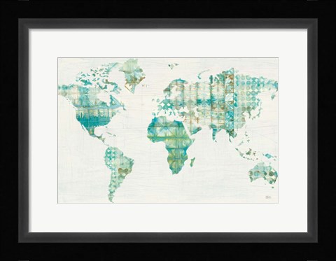 Framed Kanari Map Print