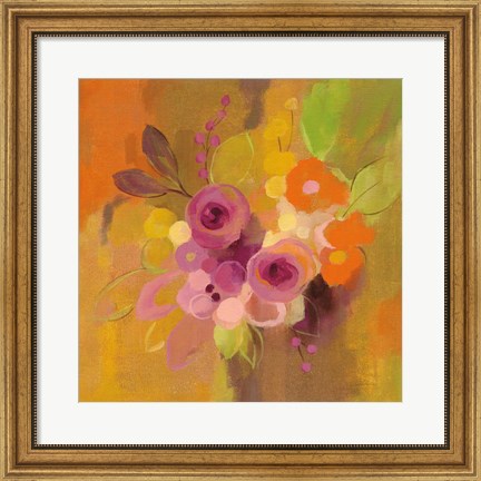 Framed Small Bouquet I Print