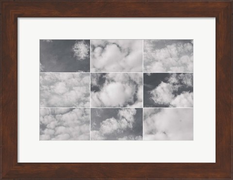 Framed In the Clouds Collage Print