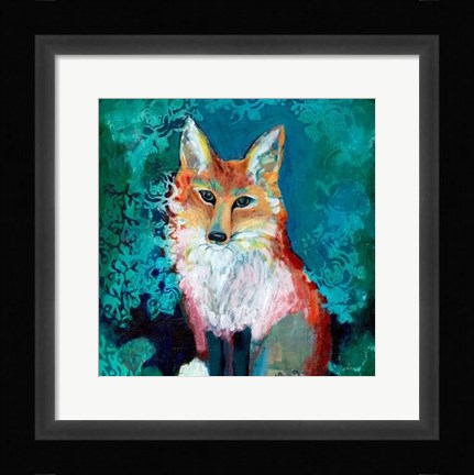 Framed Shy Fox Print