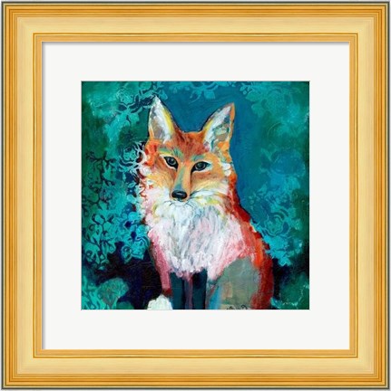 Framed Shy Fox Print