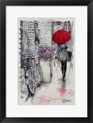 Framed Amsterdam Walk Print