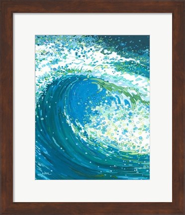 Framed Watch the Wave Print