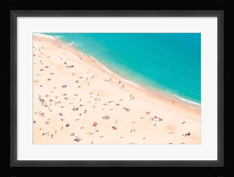 Framed Aerial Beach Print