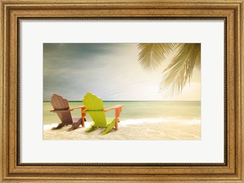 Framed Paradise Beach Print