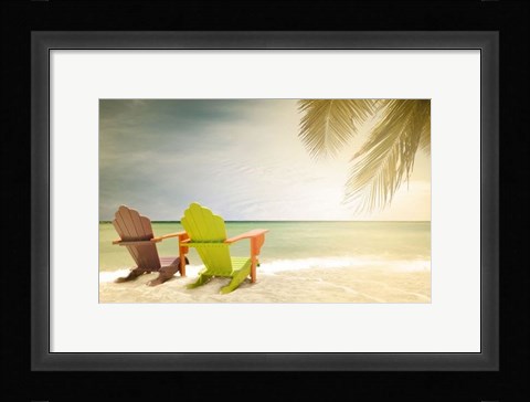 Framed Paradise Beach Print