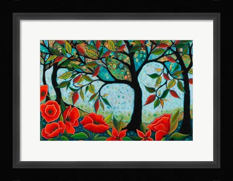 Framed Red is Ravishing Print